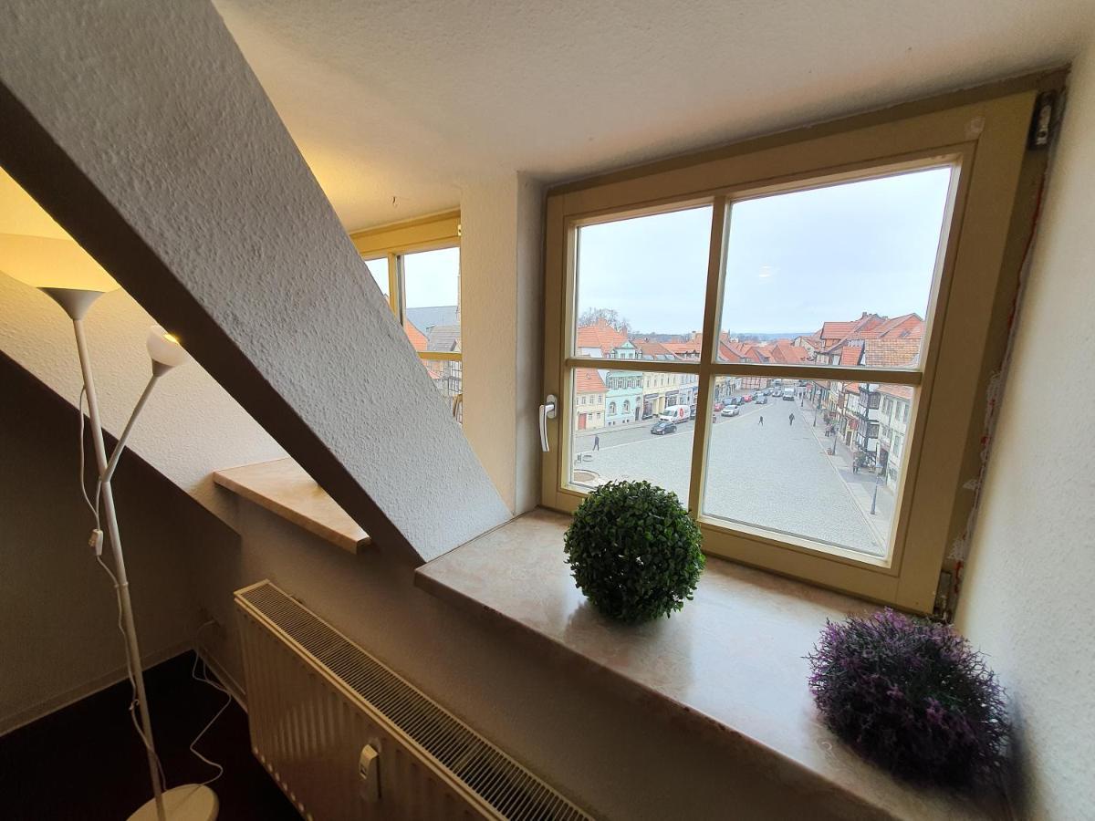 קדלינבורג Hotel Zur Goldenen Sonne מראה חיצוני תמונה